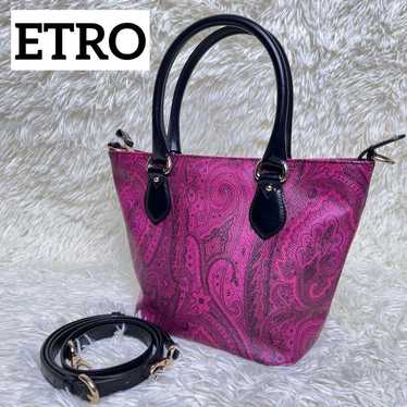 【Superb Quality】Etro Shoulder Bag 2WAY Paisley Pat