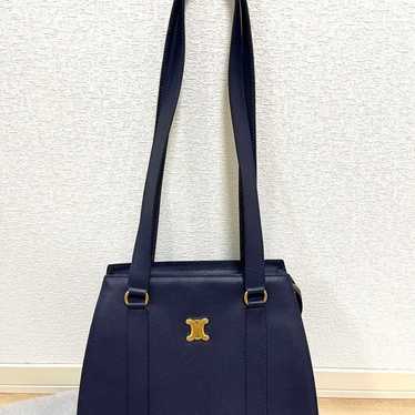 【Excellent Condition】CELINE Macadam Blazon Caviar 