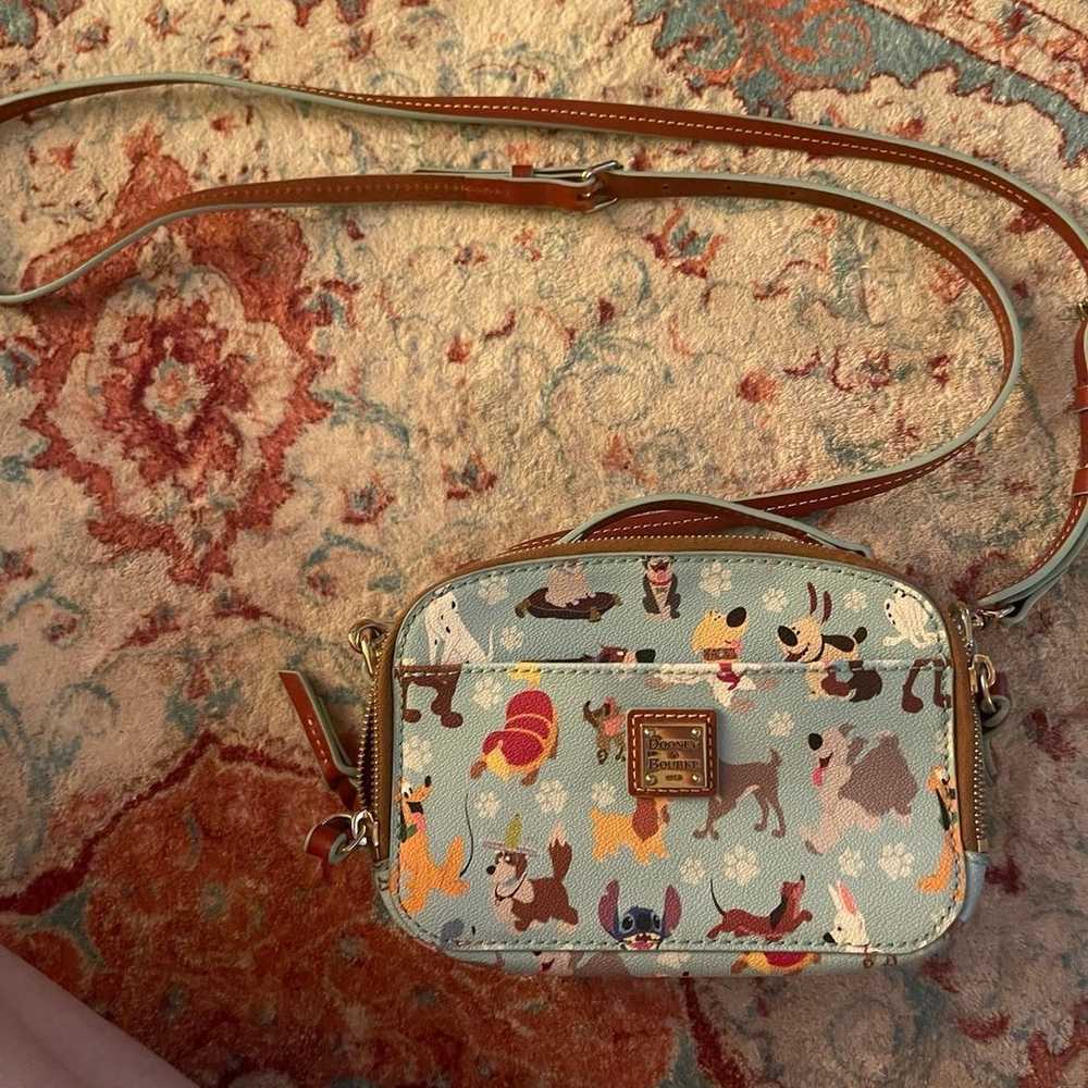 Disney Dogs Dooney and Bourke Blue Crossbody Purs… - image 2