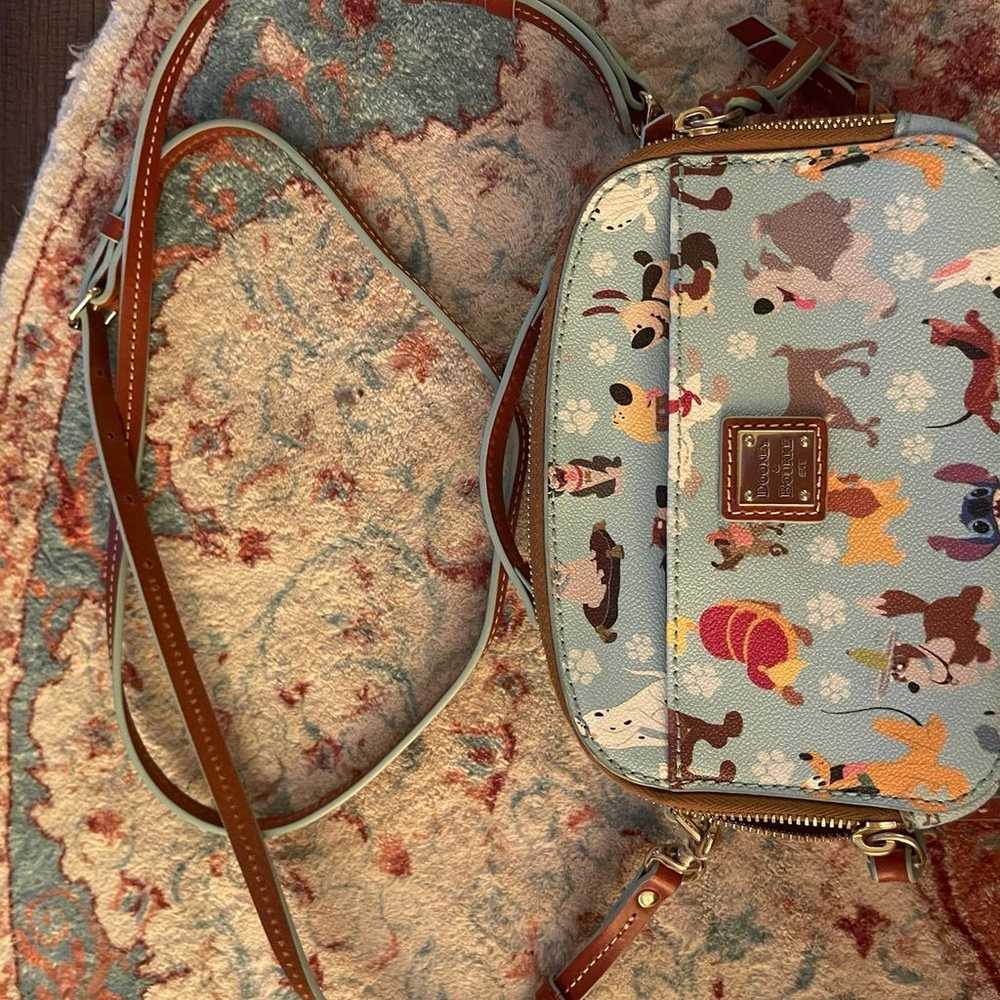 Disney Dogs Dooney and Bourke Blue Crossbody Purs… - image 7