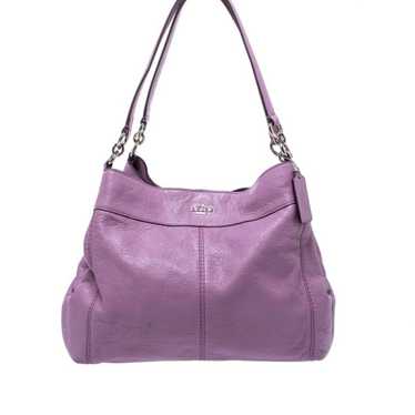 Coach Lilac Pebbled Leather Lexy Shoulder Bag - image 1