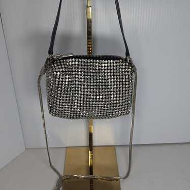 Alexander Wang heiress pouch bag Rhinestone mesh … - image 1