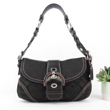 Coach Signature Y2K Soho Black Bag