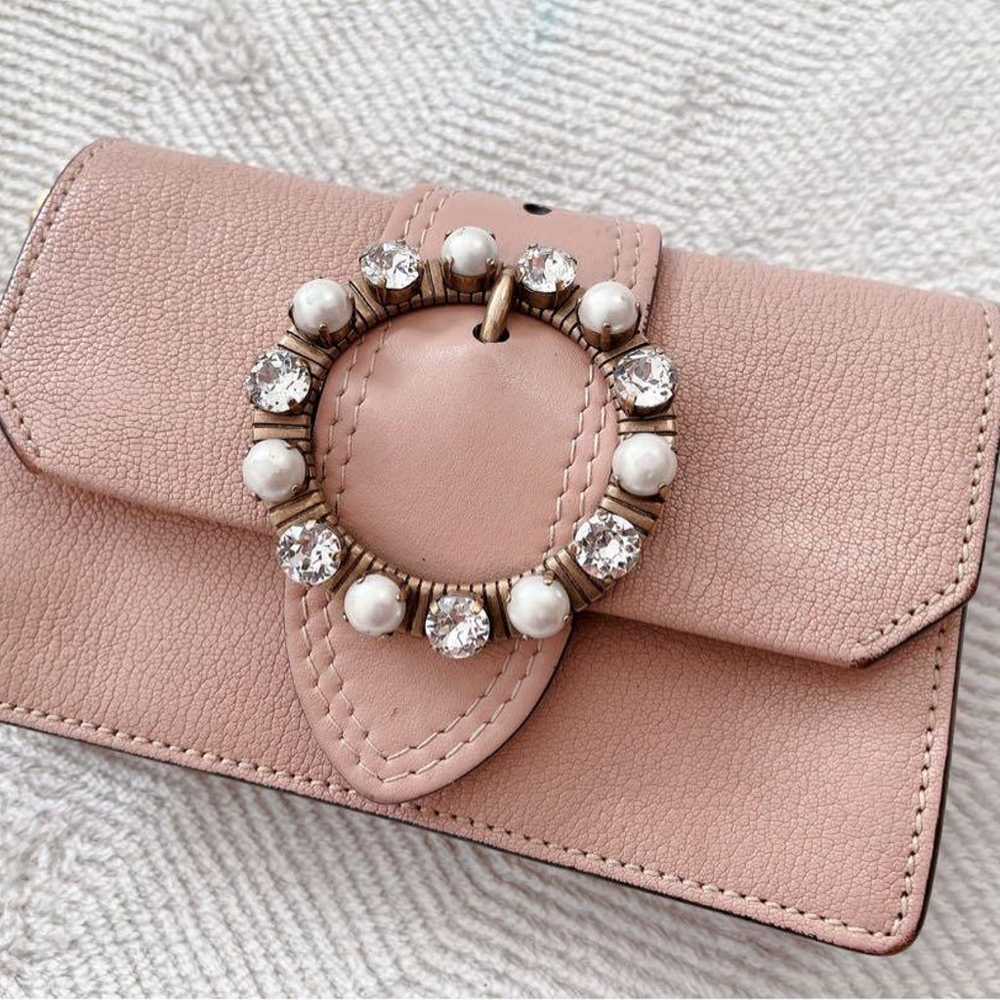 【Rare】Miu Miu Madras Pearl Bijou Shoulder Bag - image 3