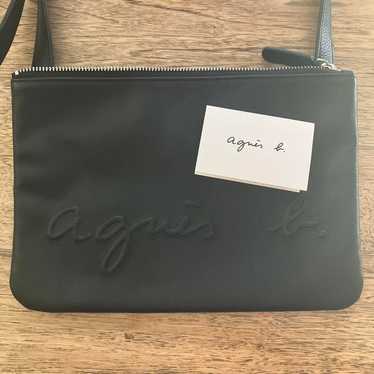 Agnes B Voyage Shoulder Bag Cow Leather