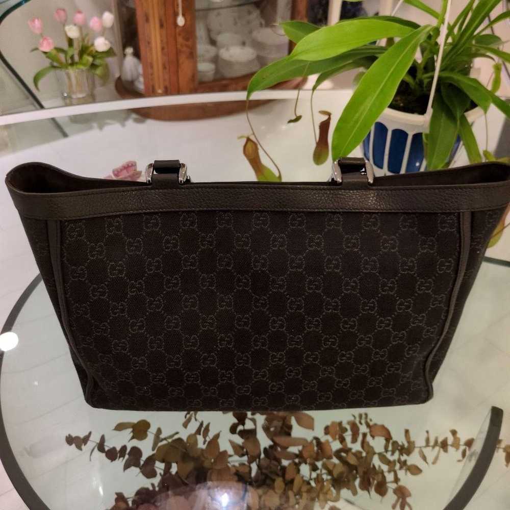 【Excellent Condition】Gucci Tote Bag with GG Patte… - image 12