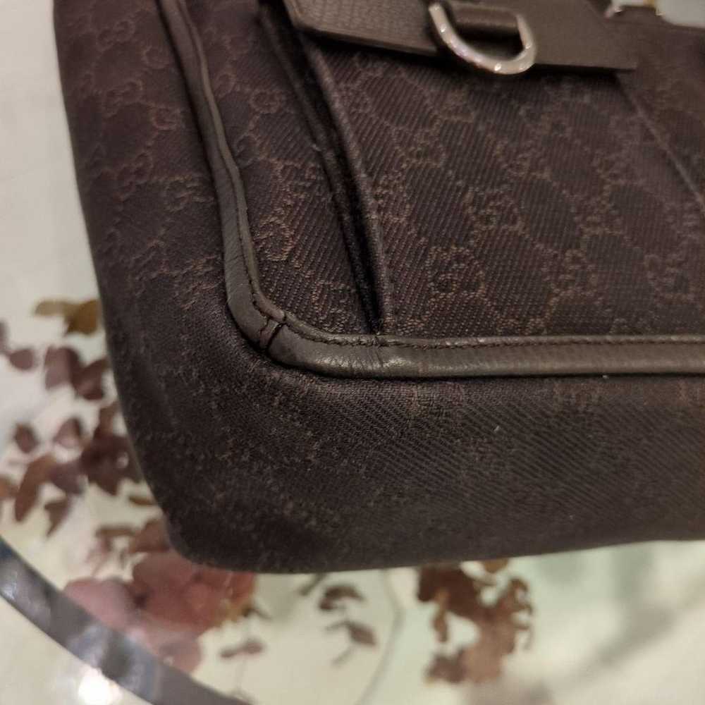 【Excellent Condition】Gucci Tote Bag with GG Patte… - image 9