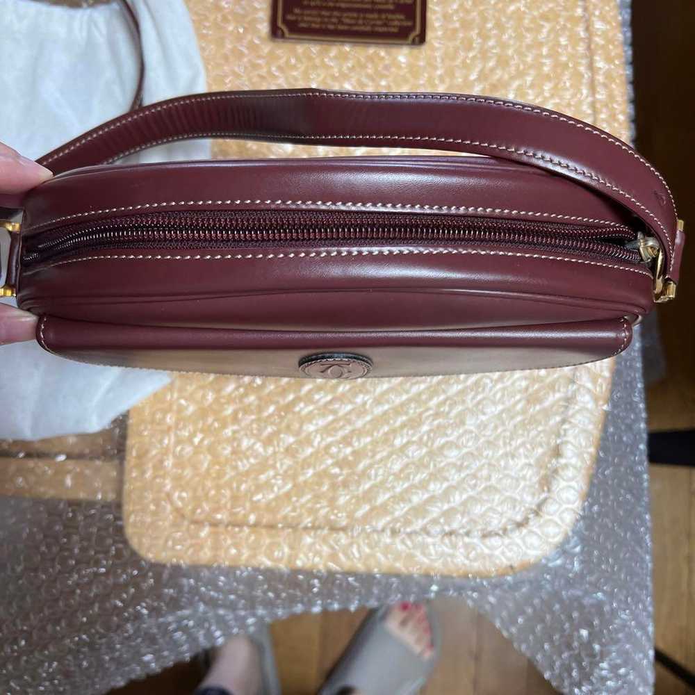 Cartier 2WAY shoulder bag Mastrayn Bordeaux ⭐️Sup… - image 4