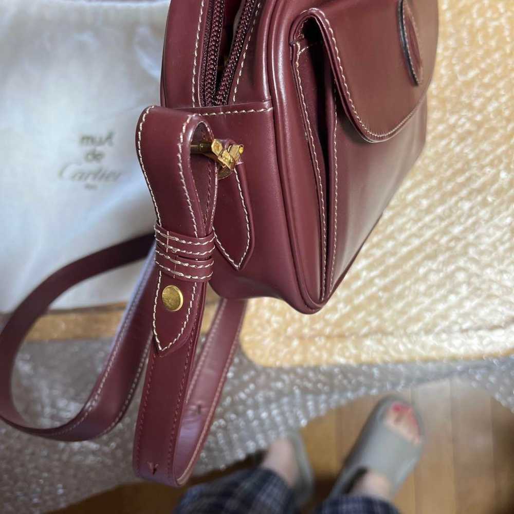 Cartier 2WAY shoulder bag Mastrayn Bordeaux ⭐️Sup… - image 7