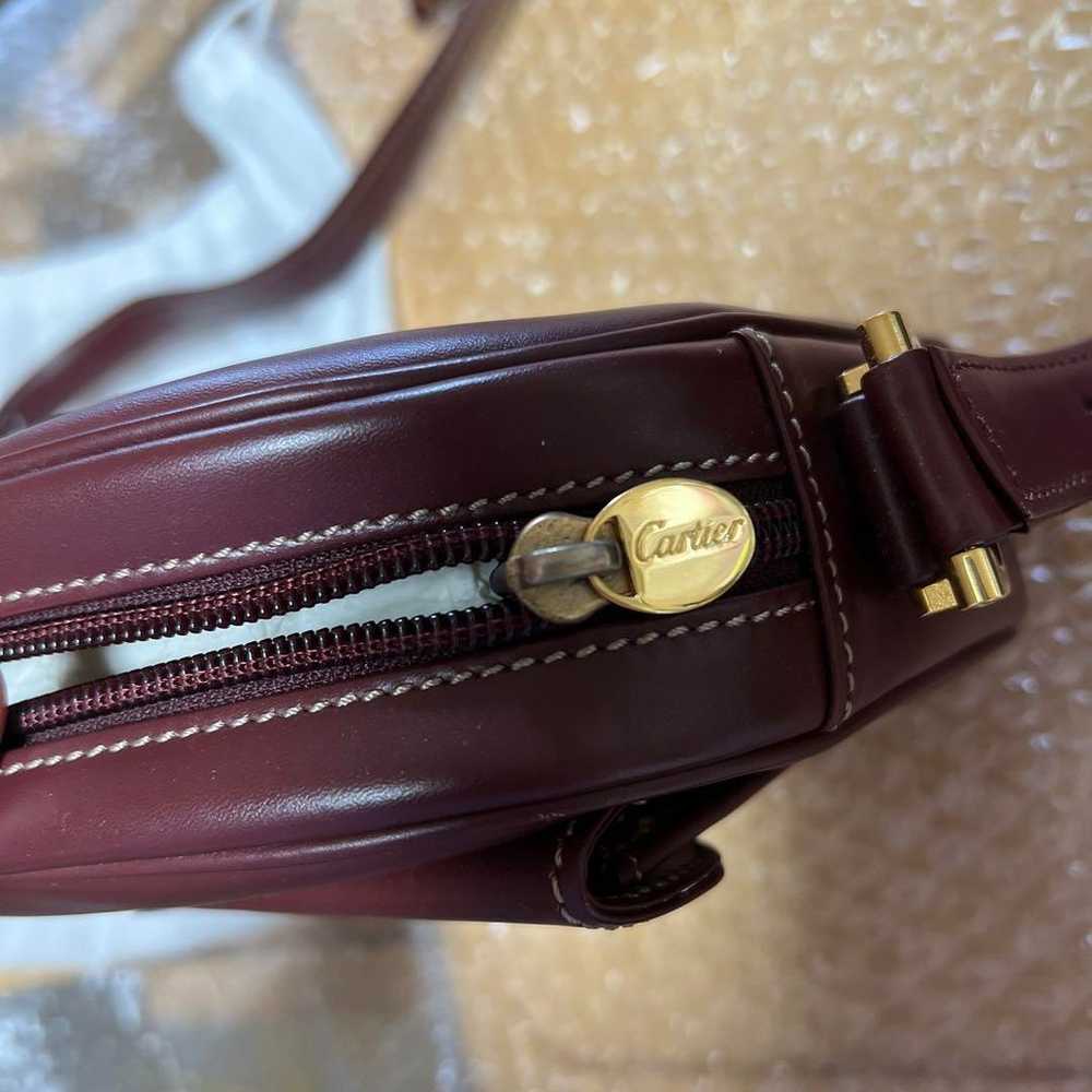 Cartier 2WAY shoulder bag Mastrayn Bordeaux ⭐️Sup… - image 8