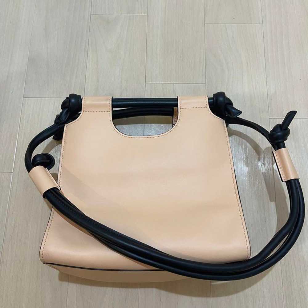 MARNI Pearl Peach Knot Shoulder Handbag - image 3