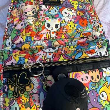 (EUC) Tokidoki Lesportsac Fioritura 2024 Metropolitana Backpack