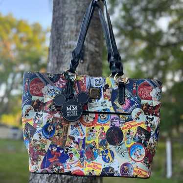 Dooney and Bourke Mickey 90th Collage Tote - image 1