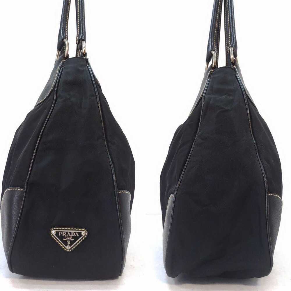 Prada tote bag handbag shoulder bag with triangul… - image 3