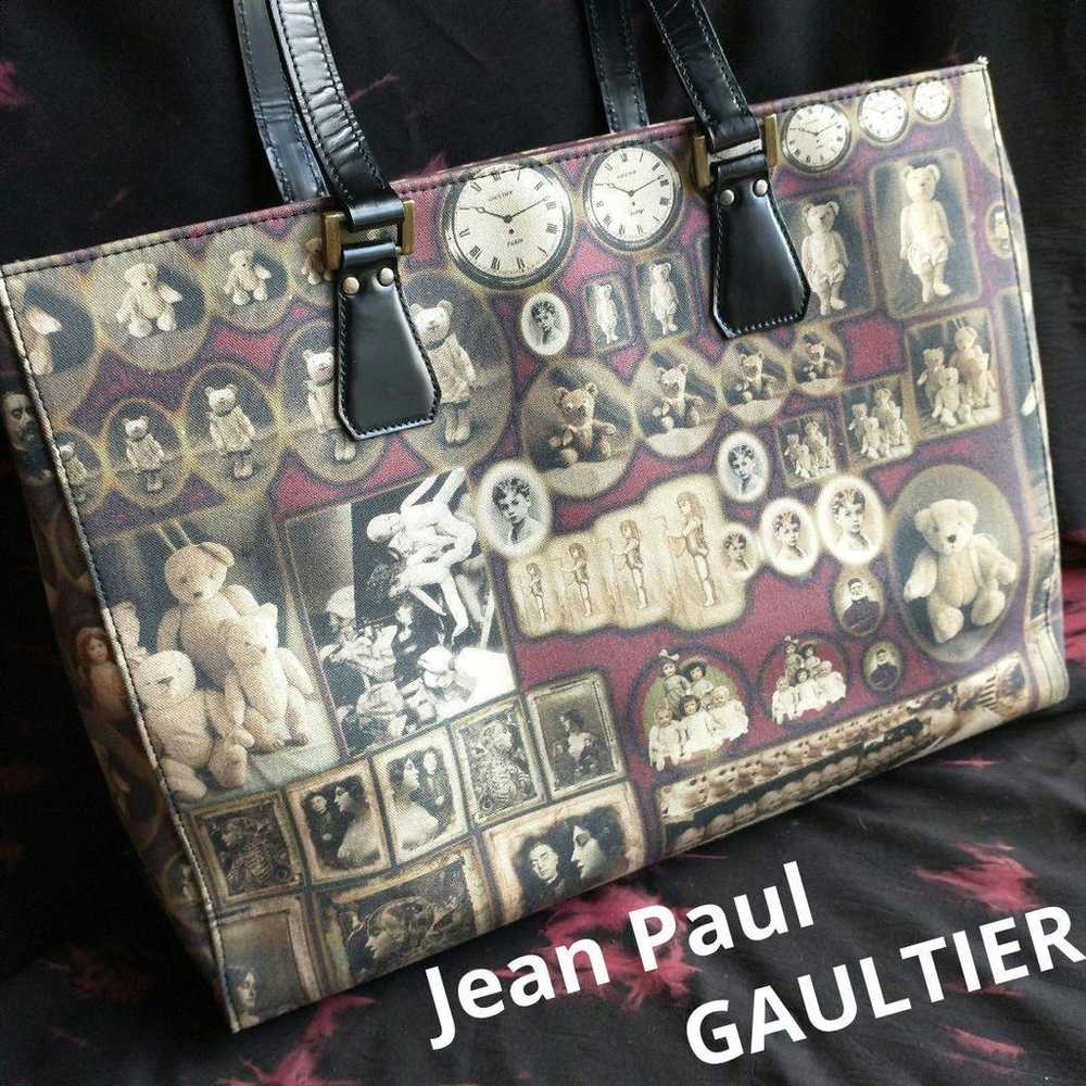 Jean Paul Gaultier Tote Bag Teddy Bear Doll Portr… - image 1