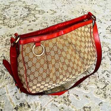 AUTHENTIC GUCCI GG MONOGRAM CANVAS BAG