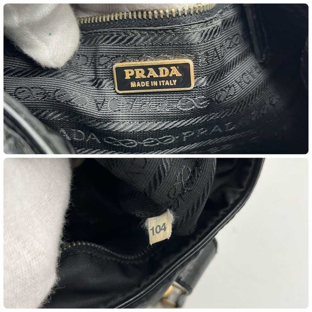 Rare Prada One Shoulder Bag with Triangular Logo … - image 8