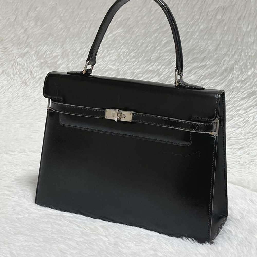 【Rare】Morabito Handbag Scala Black Leather - image 1