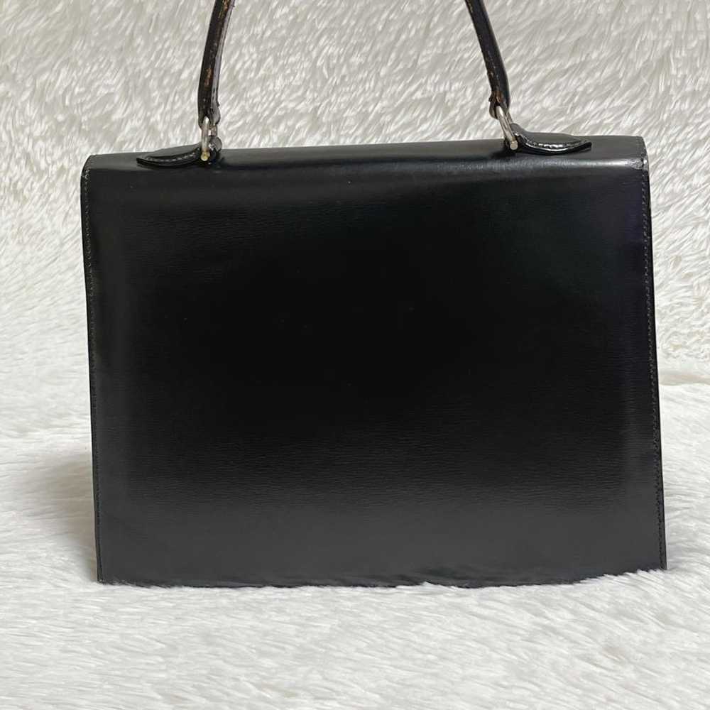 【Rare】Morabito Handbag Scala Black Leather - image 2