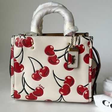 Coach Rogue 17 Bag with Chalk Cherry Print NWOT - image 1