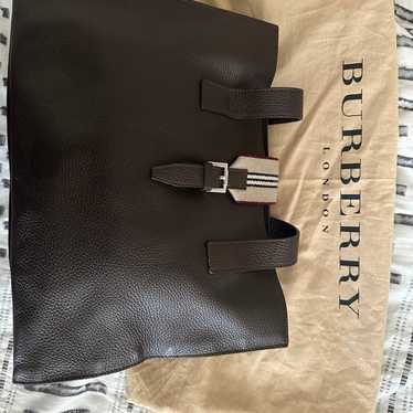 Burberry Brown Leather Tote