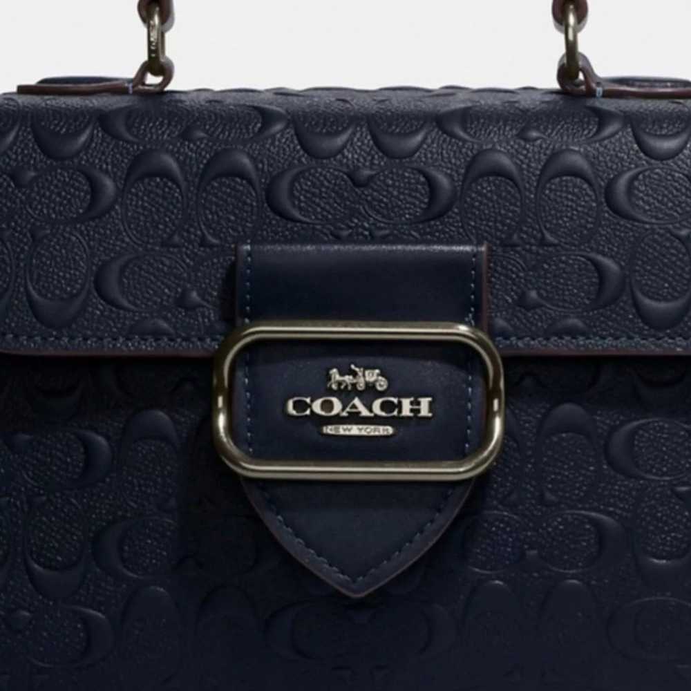 VERY RARE COACH CF854 Morgan Top Handle Crossbody… - image 8