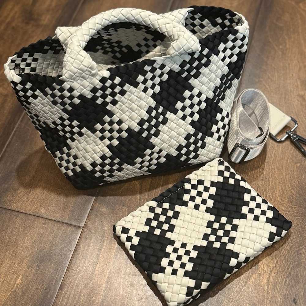 NAGHEDI St. Barths Small Plaid Tote NWOT - image 2