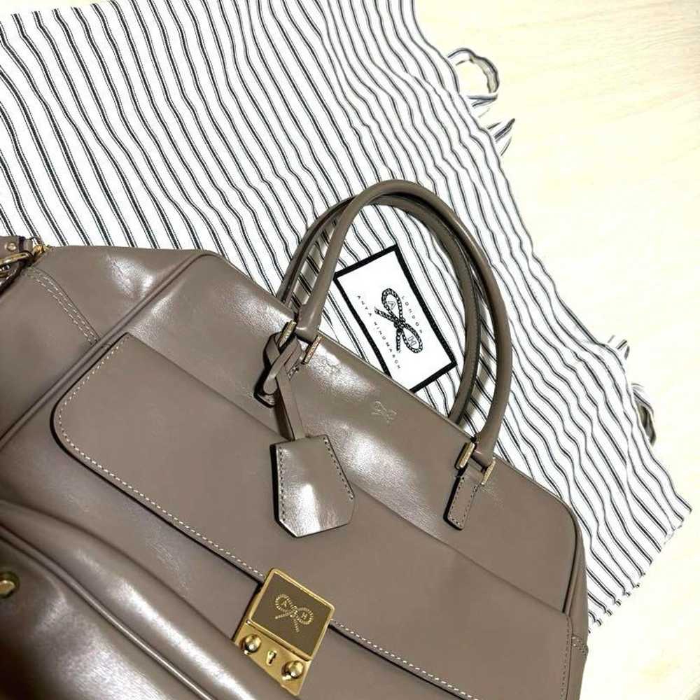 Anya Hindmarch Leather Car Cart Tote Bag - image 2