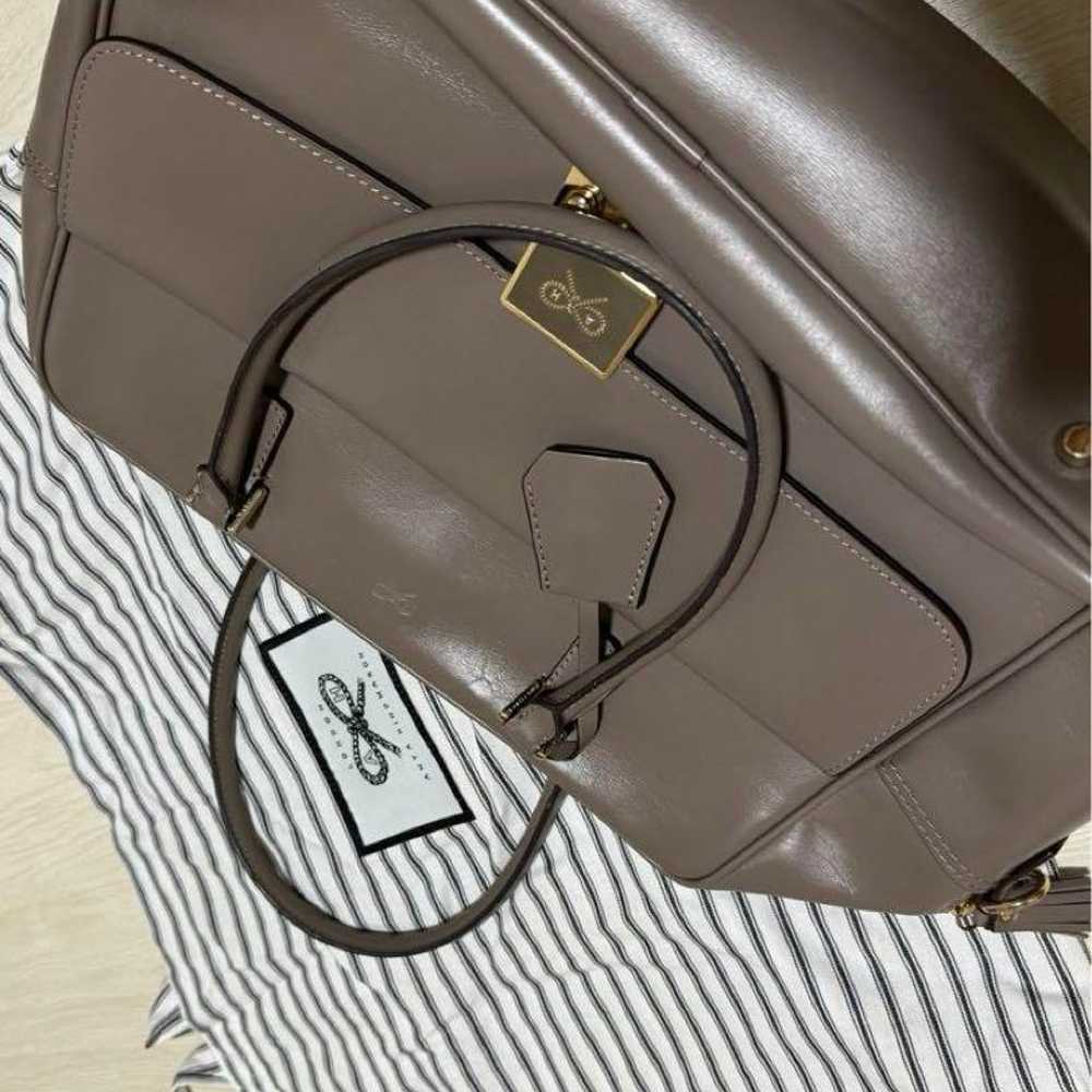 Anya Hindmarch Leather Car Cart Tote Bag - image 3