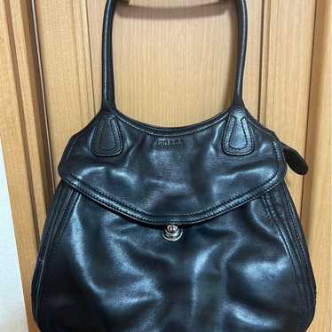 Prada leather tote bag