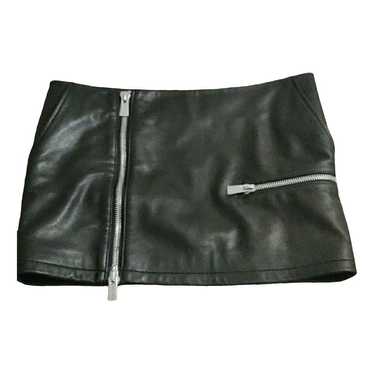 Anine Bing Leather mini skirt