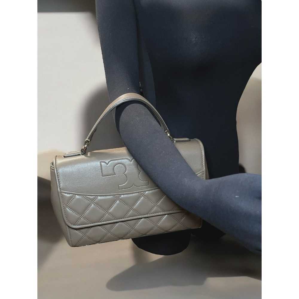 Tory Burch Savannah Top Handle Leather Bag - image 6