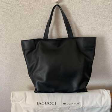 Unused IACUCCI Aria Leather Tote Bag Black