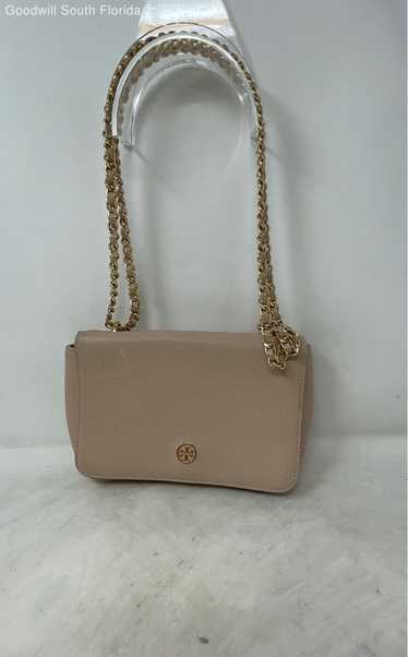 Tory Burch Womens Robinson Salmon Pink Leather Cro