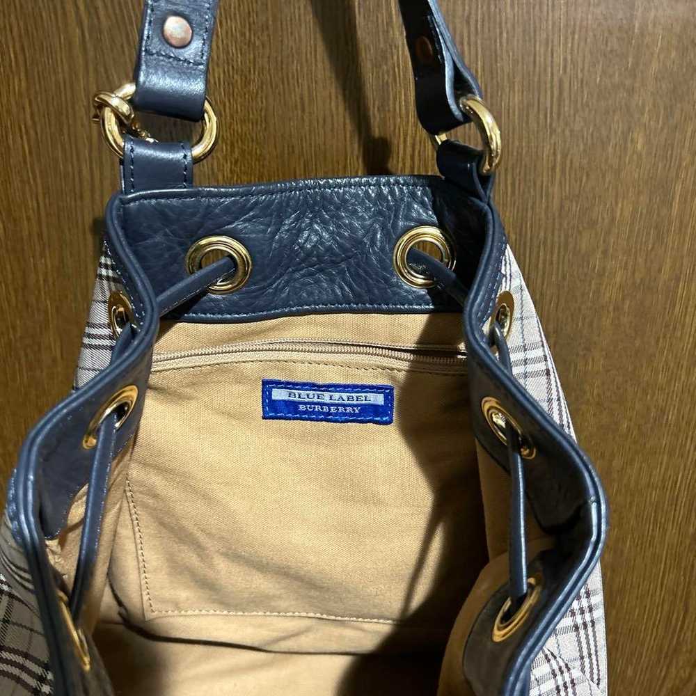 Almost new Rare Burberry Blue Label Shoulder Bag - image 5