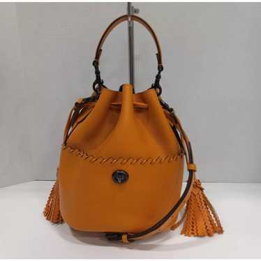 Coach New York Lora Fringe Bucket Bag Whipstich A… - image 1