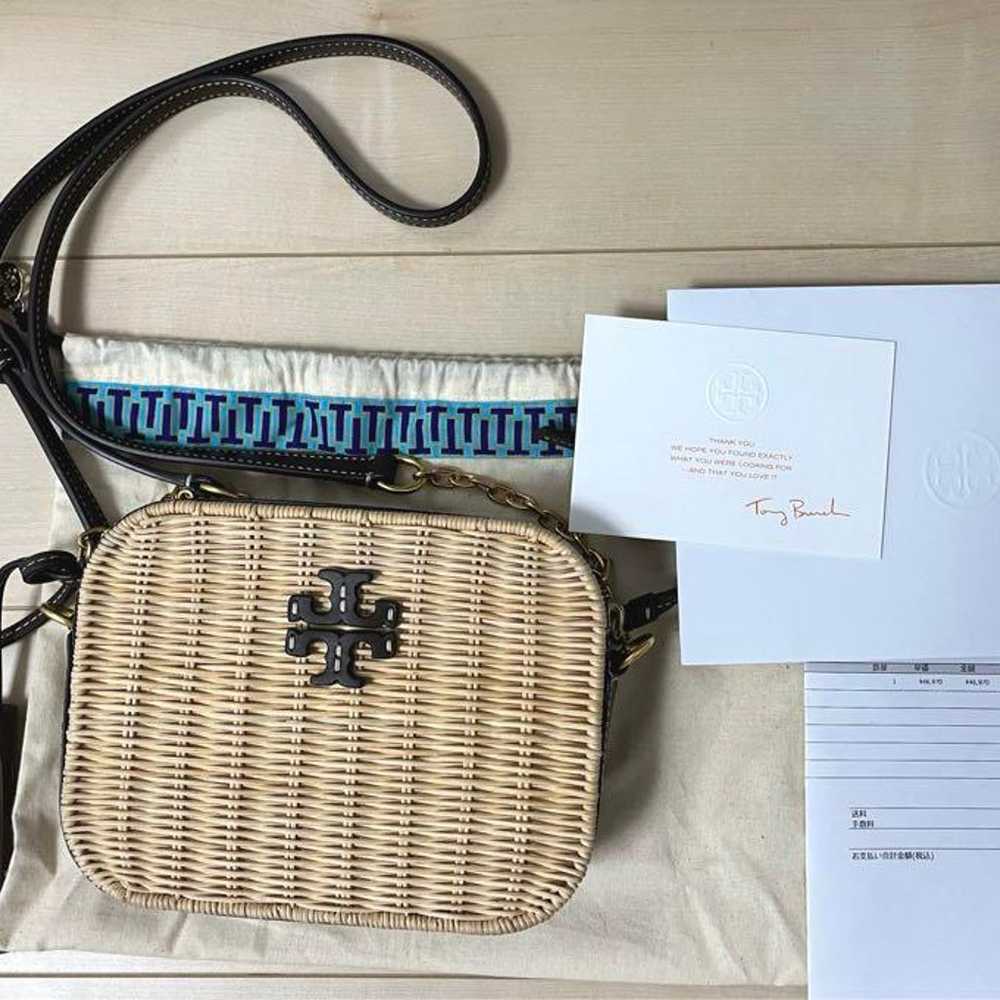 Tory Burch McGraw Wicker Camera Bag - image 2