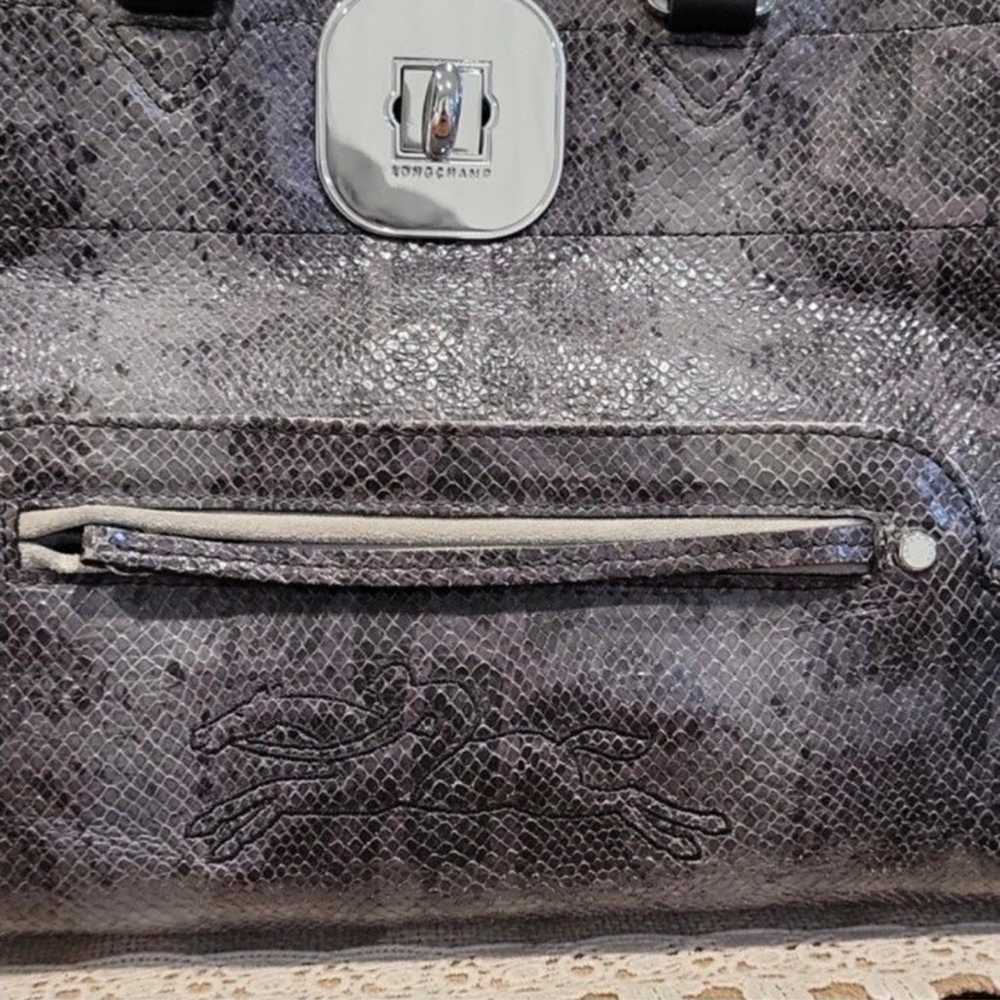 Authentic Longchamp Gorgeous  Python X-Large Bag … - image 3