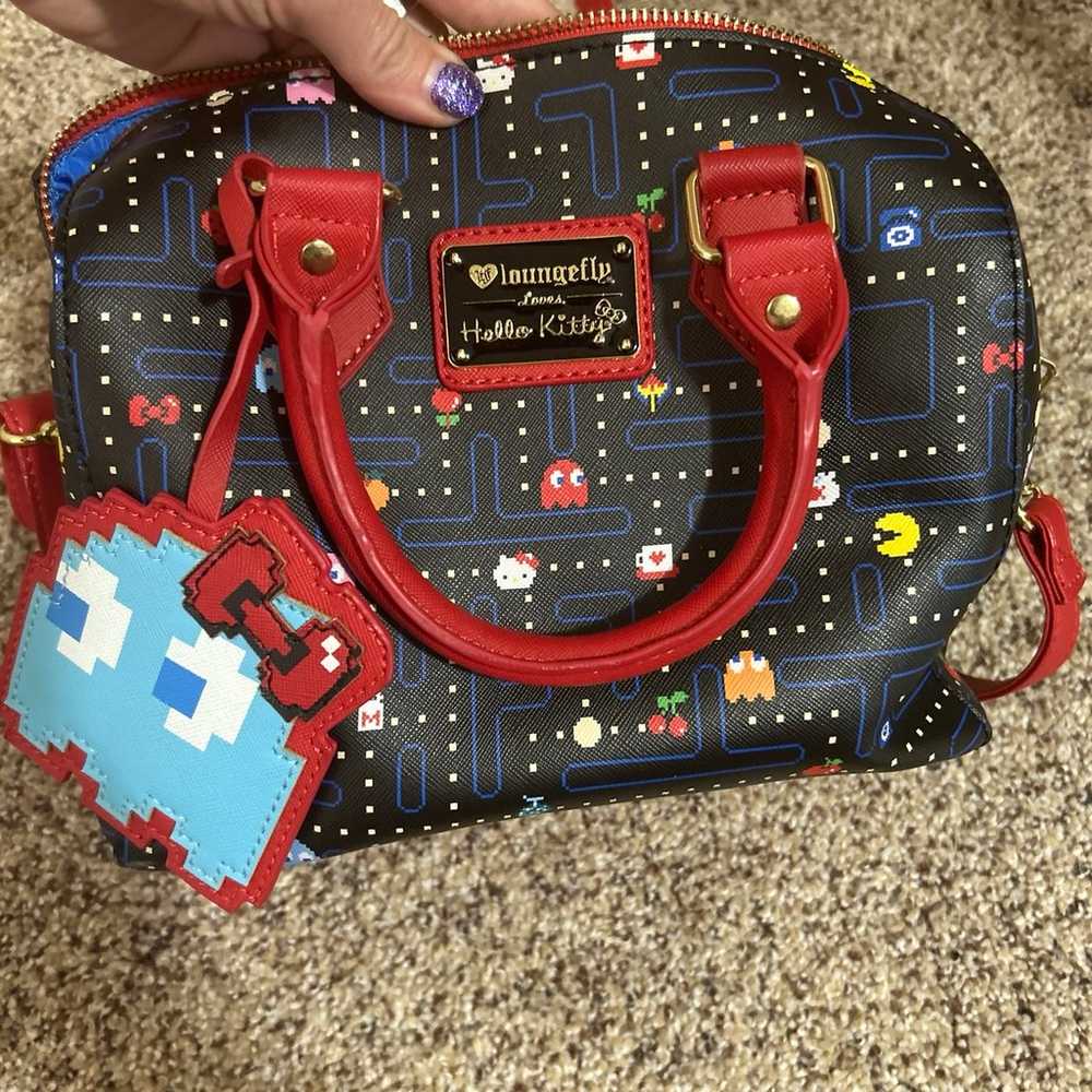 Loungefly rare hello kitty Pac-Man purse - image 3