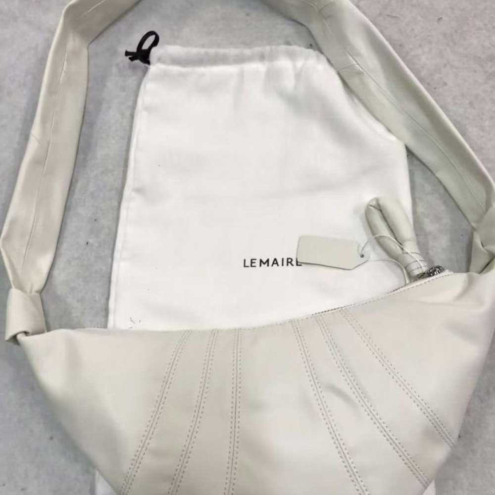 Lemaire small croissant bag in white color. - image 2