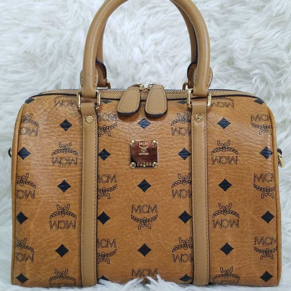 【Excellent Condition】MCM Visetos Pattern 2way Min… - image 2