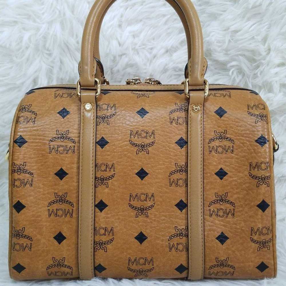 【Excellent Condition】MCM Visetos Pattern 2way Min… - image 3