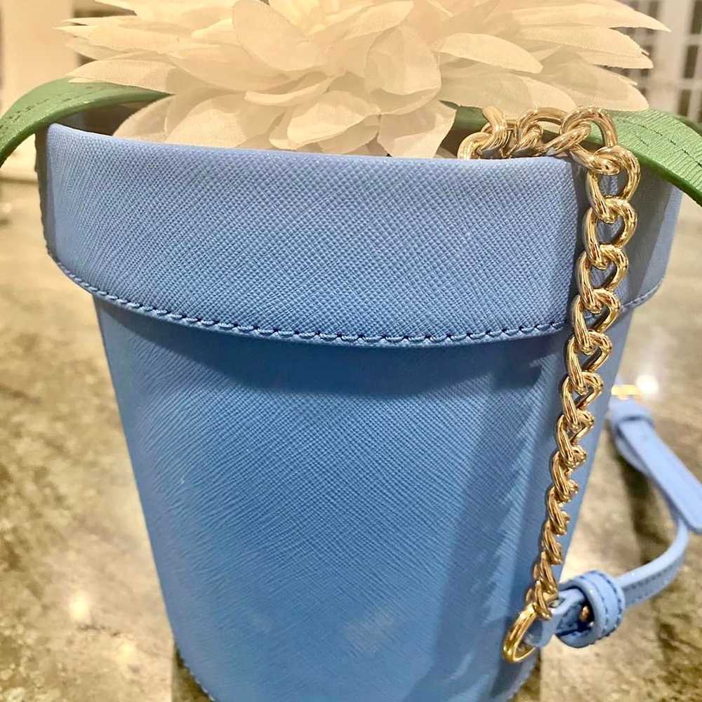 Kate Spade Down the Rabbit Hole Flower Pot Bag - image 2