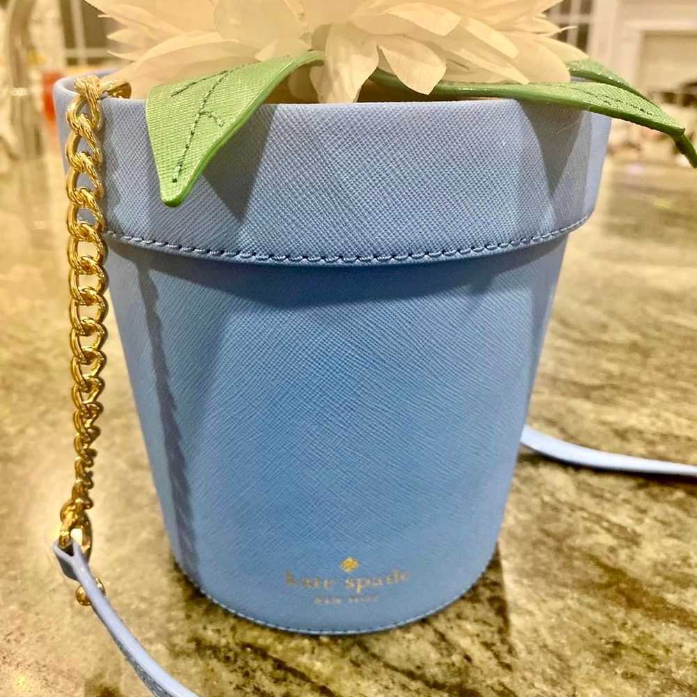 Kate Spade Down the Rabbit Hole Flower Pot Bag - image 3