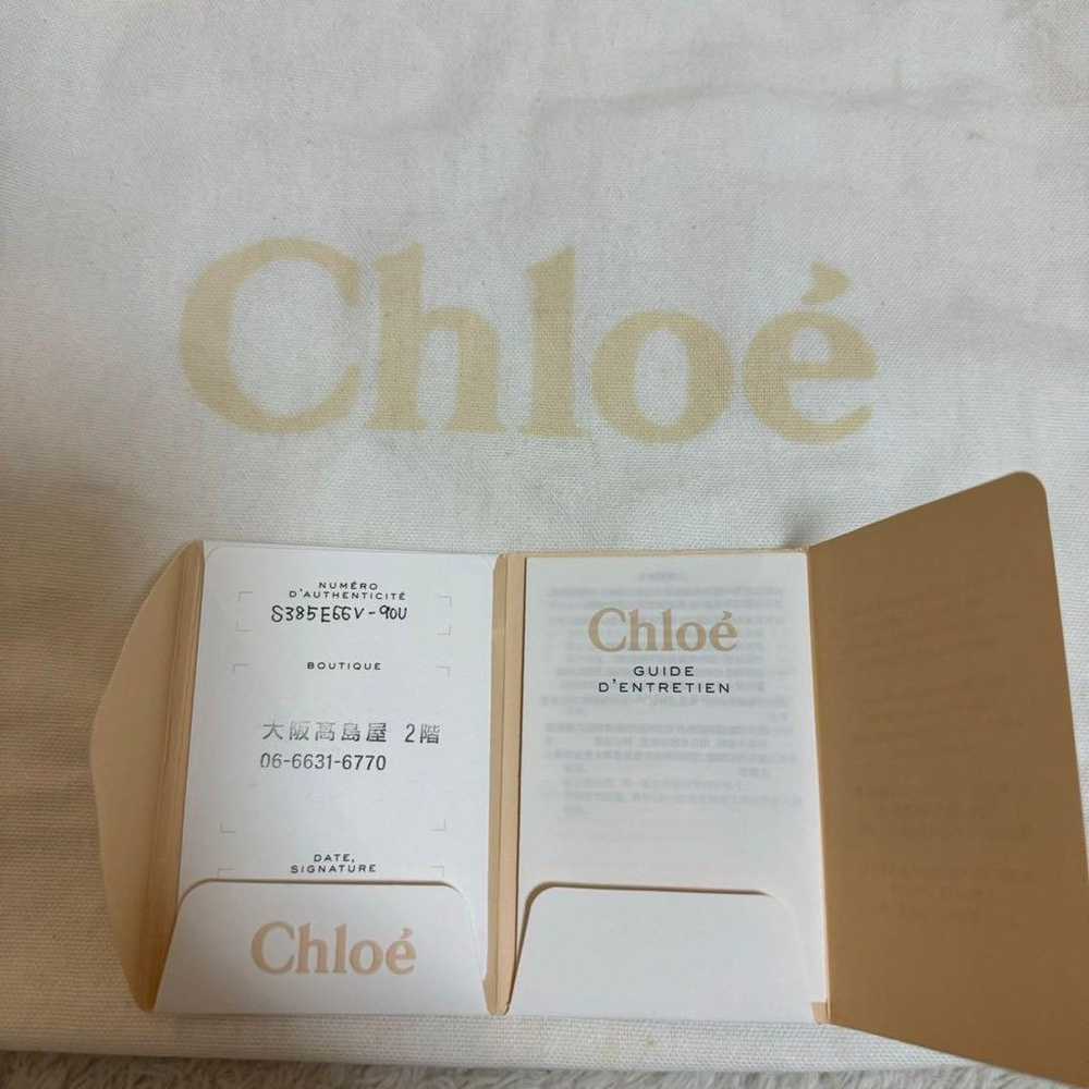 Chloe Woody Small Tote Bag Excellent Condition - image 4