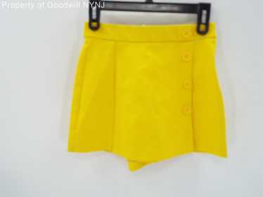 ZARA TRF WOMEN'S SKORT-YELLOW-SZ XS - image 1