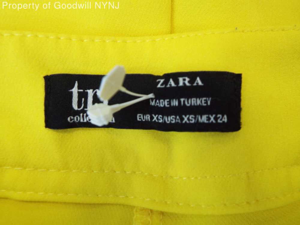 ZARA TRF WOMEN'S SKORT-YELLOW-SZ XS - image 3