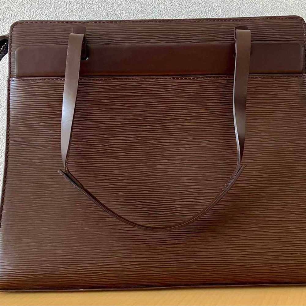 Louis Vuitton Epi Croisette PM Tote Bag Moka M524… - image 3