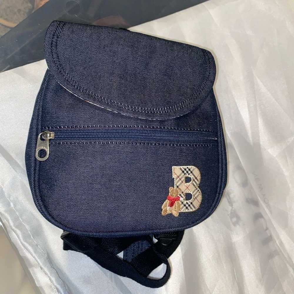 Burberry Thomas Bear Denim Mini Backpack with COA - image 8