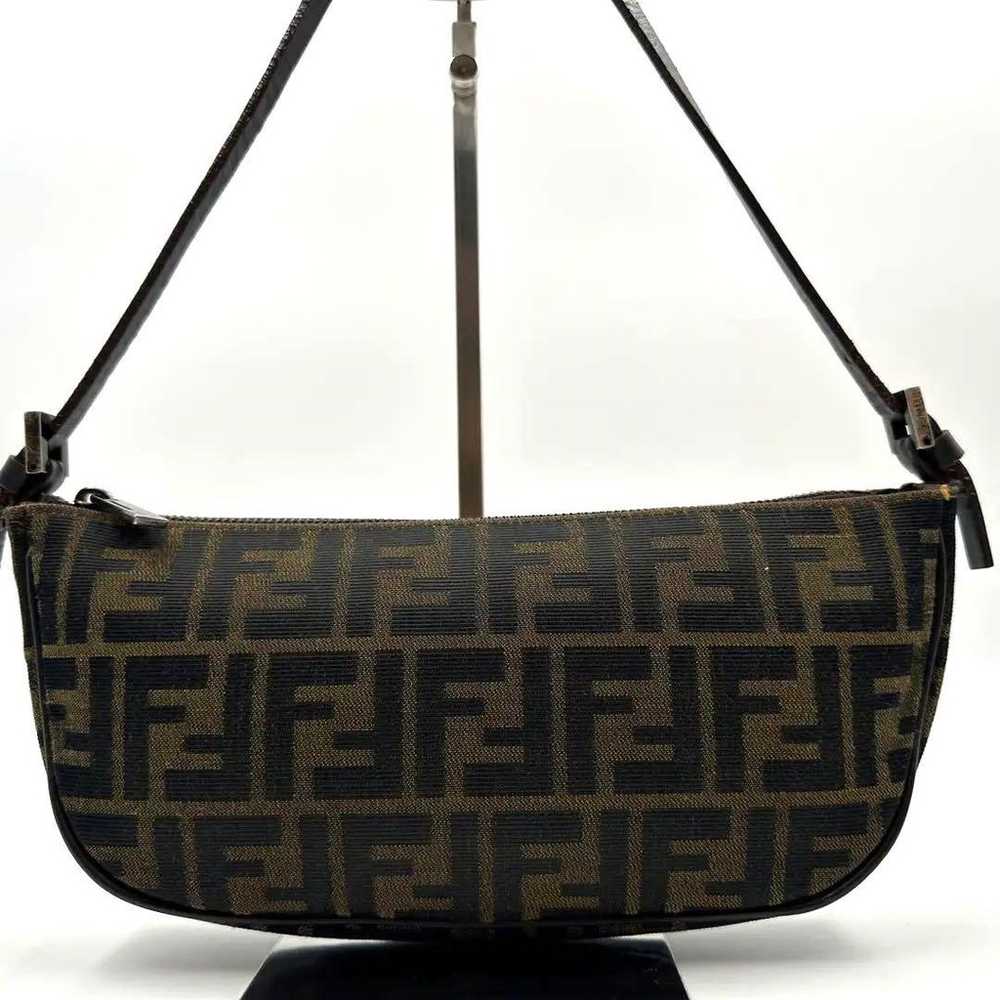 【Rare】FENDI Zucca Pattern Accessory Pouch One Sho… - image 2